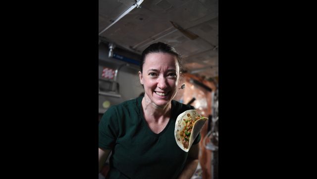 NASA astronauts feast on first-ever chili peppers grown in space by preparing 'taco fiesta' NASA astronauts feast on first-ever chili peppers grown in space by preparing 'taco fiesta'