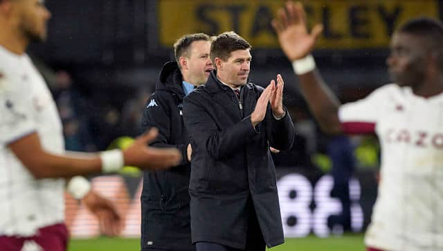 Steven Gerrard earned his second successive win since taking charge of Aston Villa as the former Rangers boss masterminded a 2-1 victory at Crystal Palace. AP 