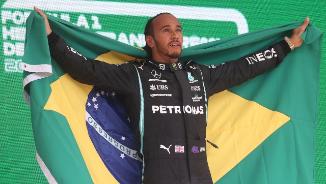 Formula 1 2021: Lewis Hamilton hails against-all-odds Brazilian GP win ...