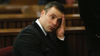 Seeking parole, para-athlete Oscar Pistorius meets with girlfriend's father