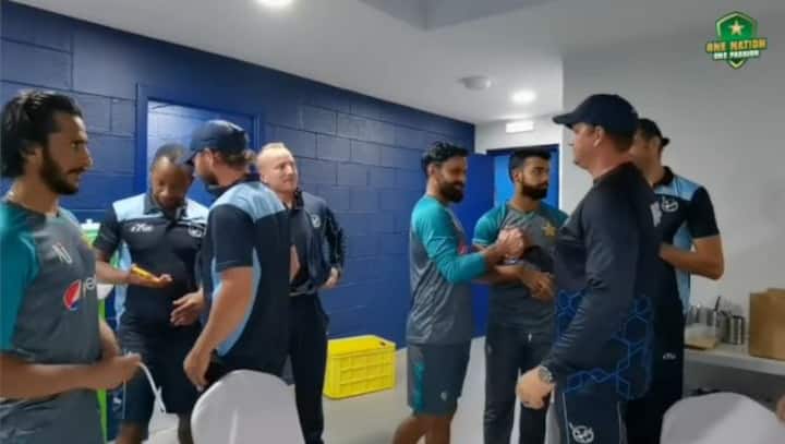 Watch: Pakistan team visits Namibia’s dressing room post-match to congratulate them, earns praise online