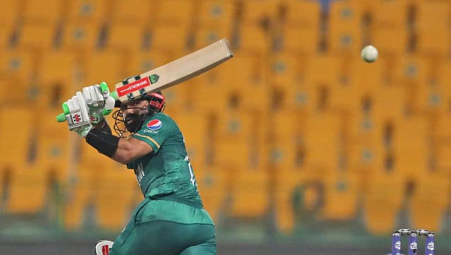 Mohammad Rizwan remained unbeaten on 79, off 50 balls to take Pakistan to 189/2 from 20 overs. AP 