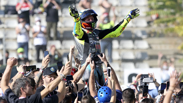 MotoGP 2021: Retiring Valentino Rossi bows out as Francesco Bagnaia wins Valencia Grand Prix MotoGP 2021: Retiring Valentino Rossi bows out as Francesco Bagnaia wins Valencia Grand Prix