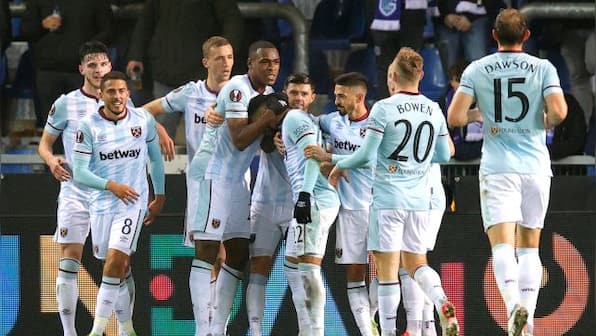 Europa League: West Ham through to knockout stages after Genk draw, but Leicester frustrated
