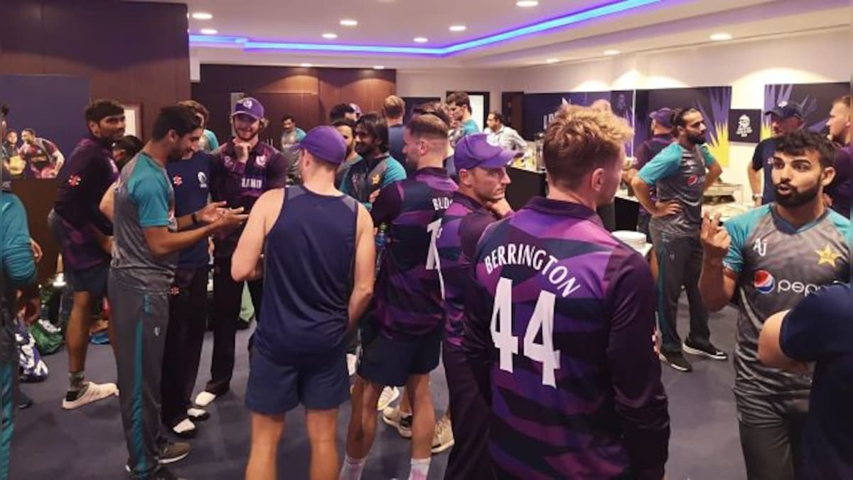 T20 World Cup 2021: Pakistan team celebrates Haris Rauf's birthday with Scotland players