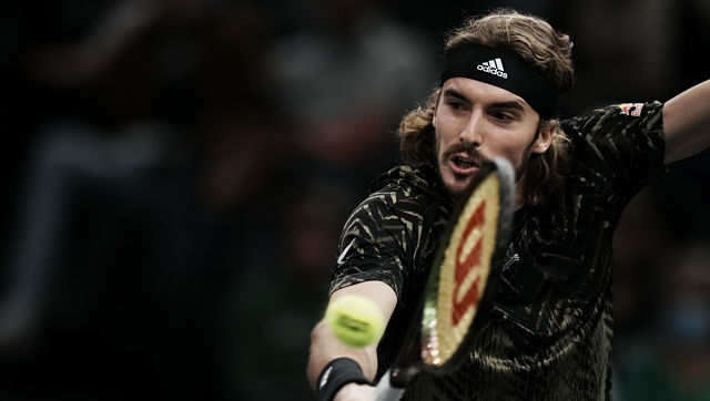 Paris Masters: Stefanos Tsitsipas retires from second round match with arm injury as seeded players exit Paris Masters: Stefanos Tsitsipas retires from second round match with arm injury as seeded players exit