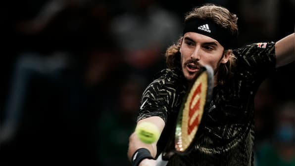 Paris Masters: Stefanos Tsitsipas retires from second round match with arm injury as seeded players exit