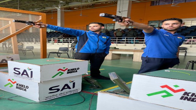 National Shooting Championships: Twins Vijayveer, Udayveer claim 1-2 finish in junior men's 25m pistol National Shooting Championships: Twins Vijayveer, Udayveer claim 1-2 finish in junior men's 25m pistol