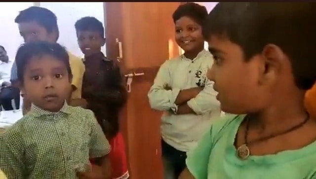 Andhra Pradesh kid requests cop to book classmate for 'stealing' pencil; watch viral video here Andhra Pradesh kid requests cop to book classmate for 'stealing' pencil; watch viral video here