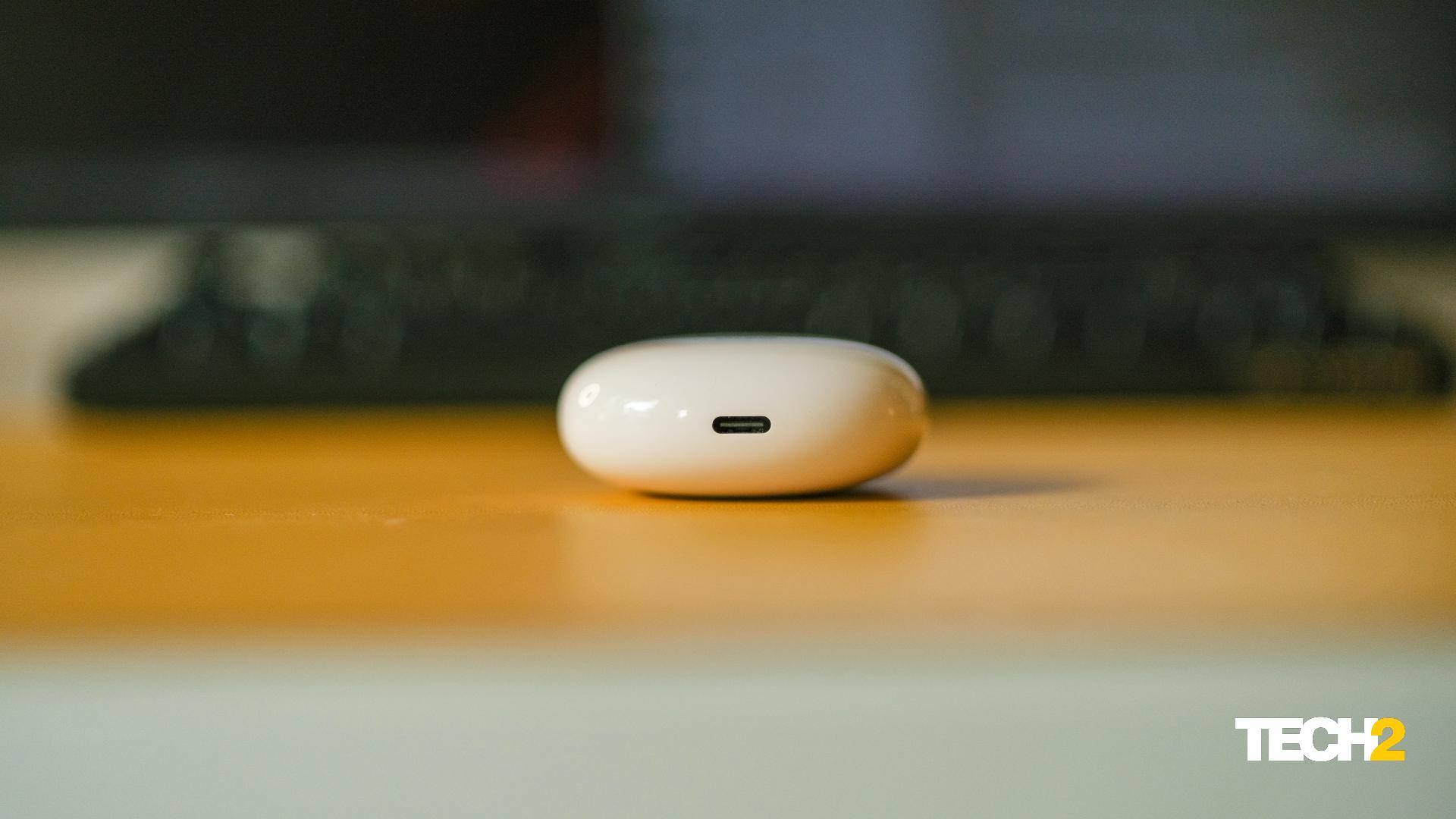 The DIZO GoPods come in a pill box-style charging case. Image: Tech2/Tushar Burman