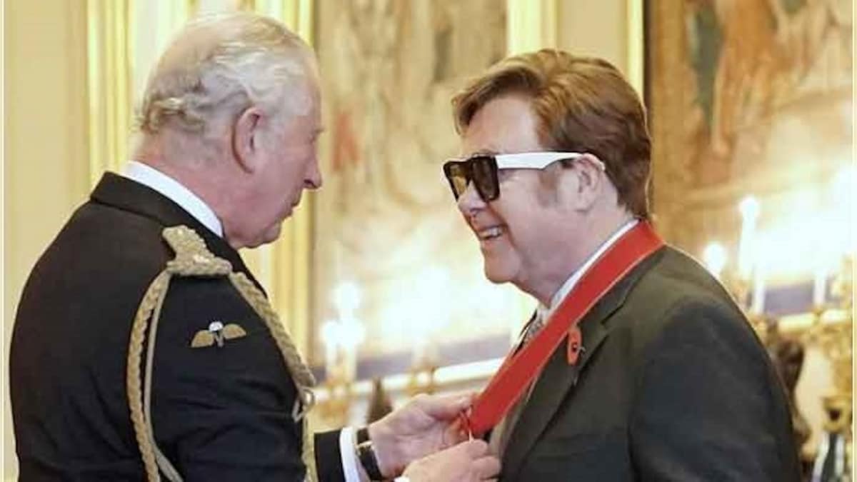 Elton John gets prestigious UK award, anointed by Prince Charles: 'Just a reminder that there's more to do'