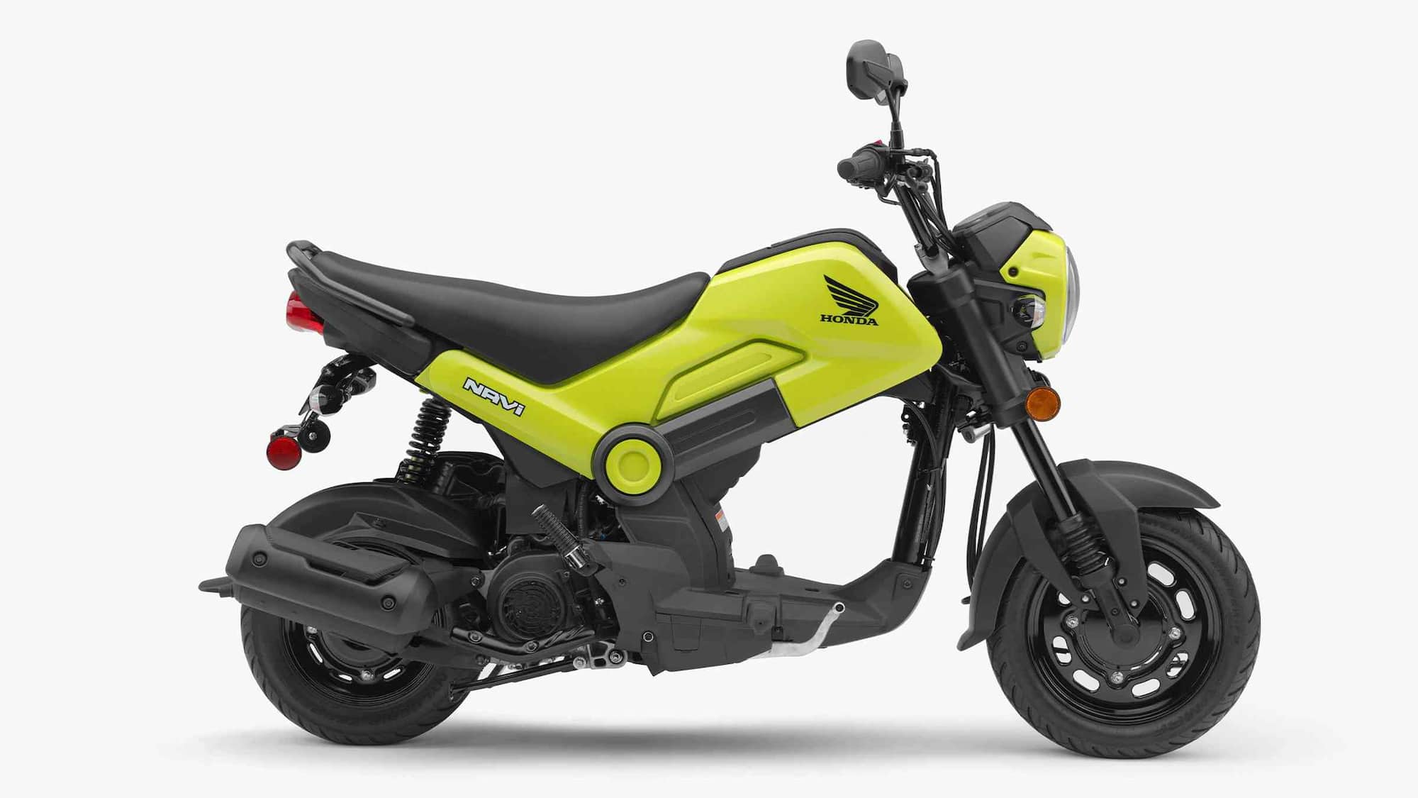 Sold without the lockable storage box as standard fitment, the Navi looked like it was missing an engine, and its quirky appearance failed to win over buyers in India. Image: Honda