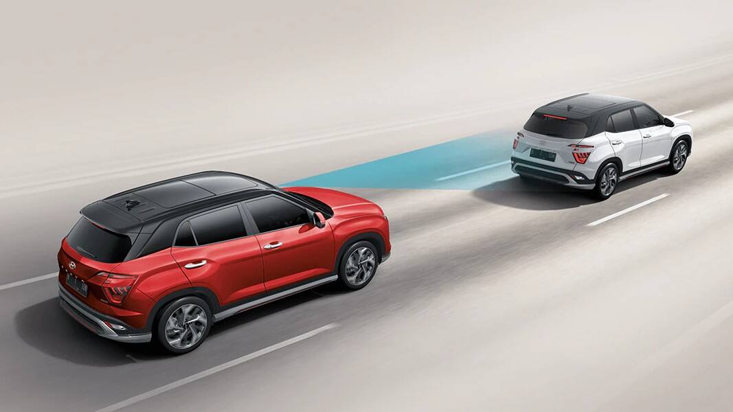 The Hyundai Creta facelift packs advanced driver assistance systems, including forward collision avoidance assist. Image: Hyundai