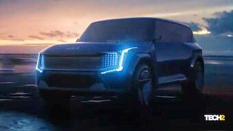 Kia EV9 electric SUV concept previewed ahead of LA Auto Show debut on 17 November