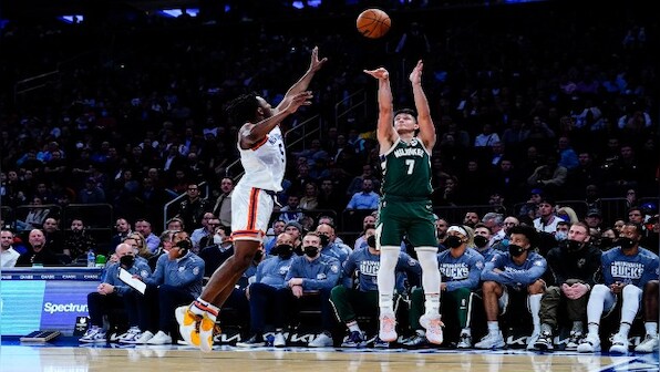 NBA: Champion Bucks hold off Knicks; Nets work over Magic in Orlando