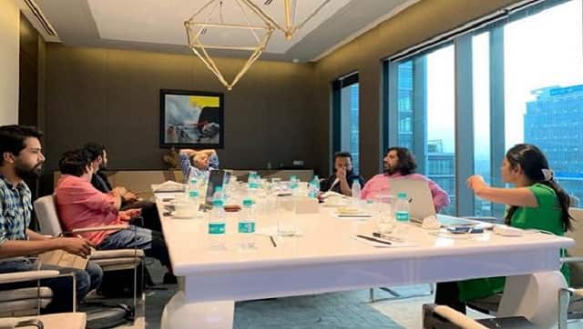 Scam 1992 writers room. Image courtesy: Jio MAMI Mumbai Film Festival