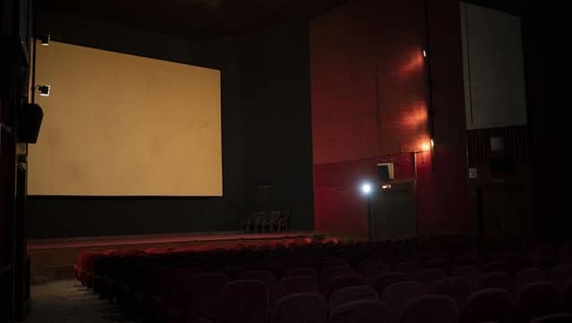 The empty theater of the Ariana Cinema in Kabul, Afghanistan on Thursday, Nov. 4, 2021. After seizing power three months ago, the Taliban ordered cinemas to stop operating. (AP Photo/Bram Janssen)