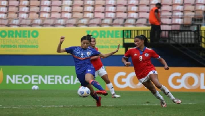 Indian women's football team suffers 0-3 defeat to Chile despite improved display Indian women's football team suffers 0-3 defeat to Chile despite improved display