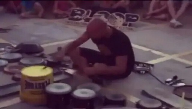 Italian man makes use of previous utensils and bucket to create music; watch viral clip right here