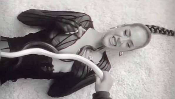 Watch: American pop singer Maeta gets bitten by snake while shooting music video