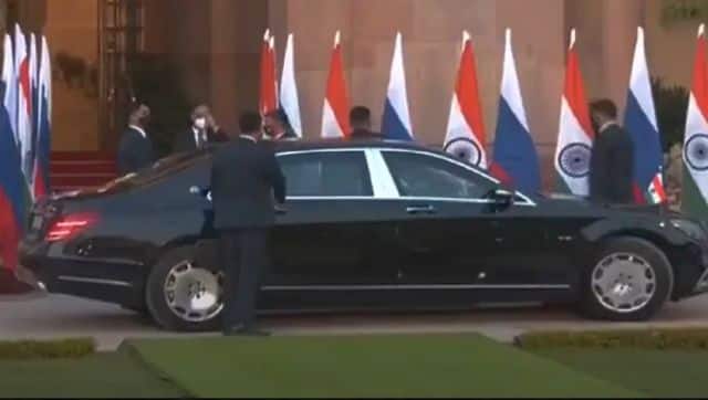 Prime Minister Narendra Modi was seen arriving at Hyderabad House in Delhi in the Mercedes-Maybach S 650 Guard during Russian president Vladimir Putin's visit. PIB