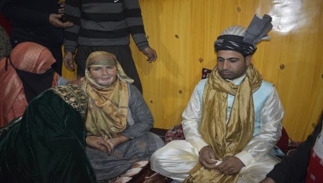 Dressed in traditional Afghan attire, the groom waits for bride to arrive. Image courtesy: Mudasir Rawloo 