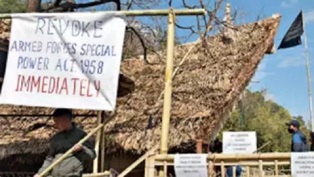 AFSPA now applicable fully only in 31 districts, partially in 12 districts of four Northeast states AFSPA now applicable fully only in 31 districts, partially in 12 districts of four Northeast states