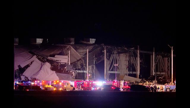 At least 50 feared dead as tornadoes, storms strike US; roof collapse at Amazon At least 50 feared dead as tornadoes, storms strike US; roof collapse at Amazon