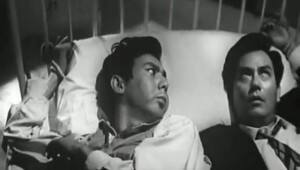 (L-R) Joe Shishido as Hanada, the number three killer, and Koji Nanbara as the number one killer in Branded to Kill (1967). Photo: Branded to Kill 