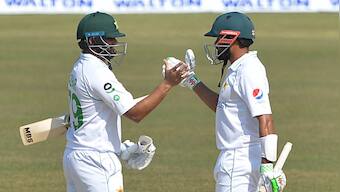 Bangladesh vs Pakistan: Babar Azam's unbeaten 60 helps visitors recover from shaky start in 2nd Test