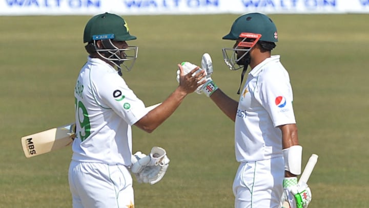 Bangladesh vs Pakistan: Babar Azam's unbeaten 60 helps visitors recover from shaky start in 2nd Test