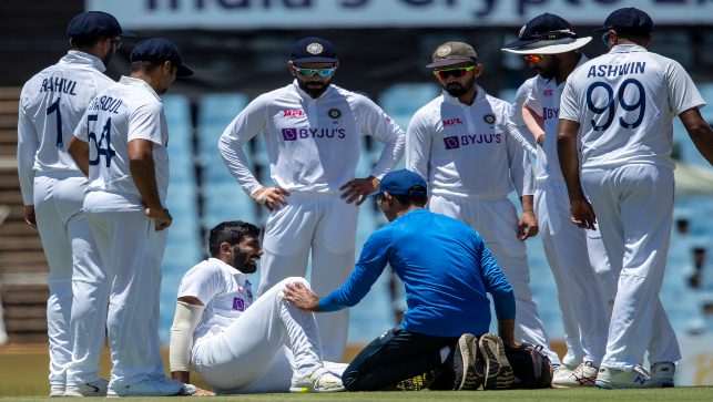 India vs South Africa: Jasprit Bumrah leaves field after sustaining ankle sprain India vs South Africa: Jasprit Bumrah leaves field after sustaining ankle sprain