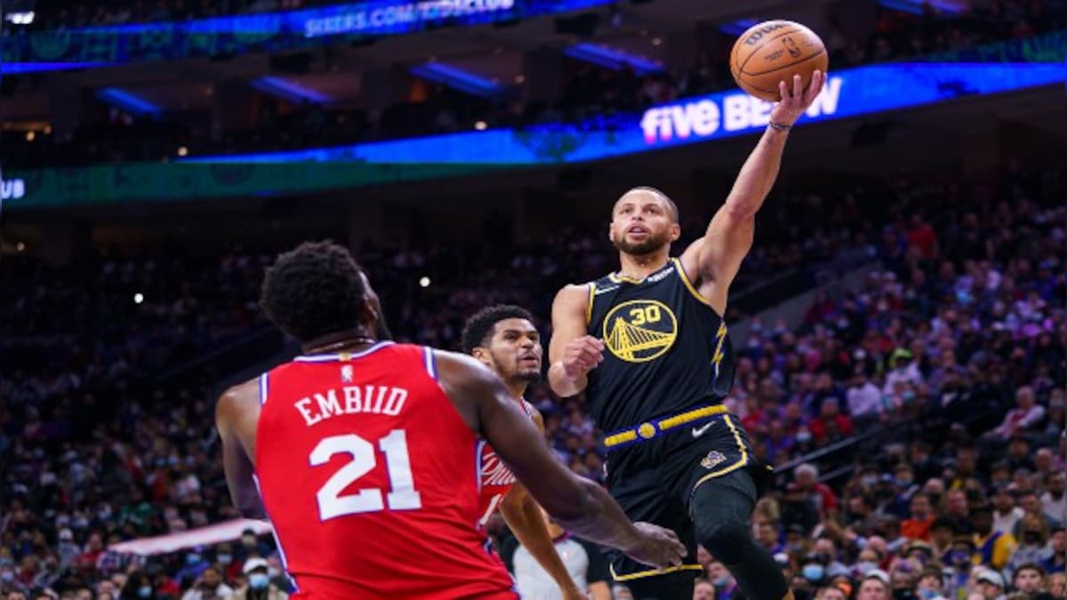 NBA: Philadelphia 76ers keep Stephen Curry waiting in win over Warriors