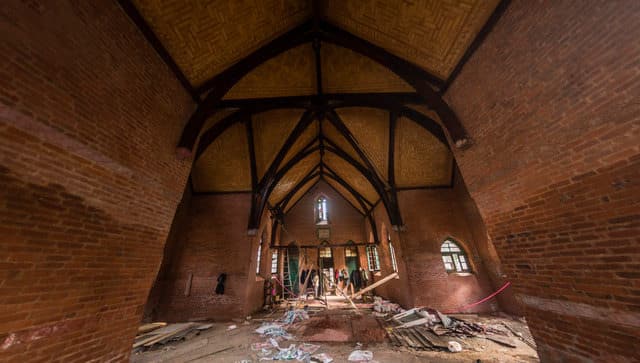 The church has remained shut for more than 30 years. Worshippers stopped coming to the church a few years before militancy erupted in Kashmir in the 1990s. Image procured by author 