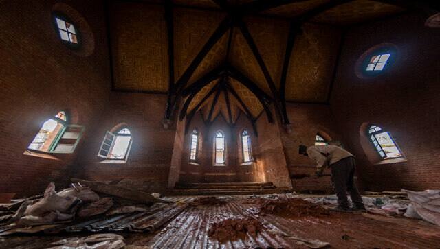 The government has taken up the restoration work of the Protestant church under the Smart City Project, said a tourism department official. Image procured by author