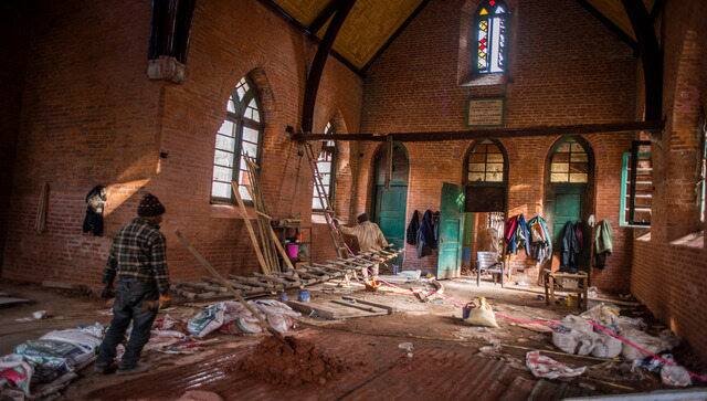  Farooq Ahmed, the Lambardar of Buchwara, Gagribal and Dalgate areas, said his ancestors worked as masons during the construction of the church way back in 1896. Image procured by author