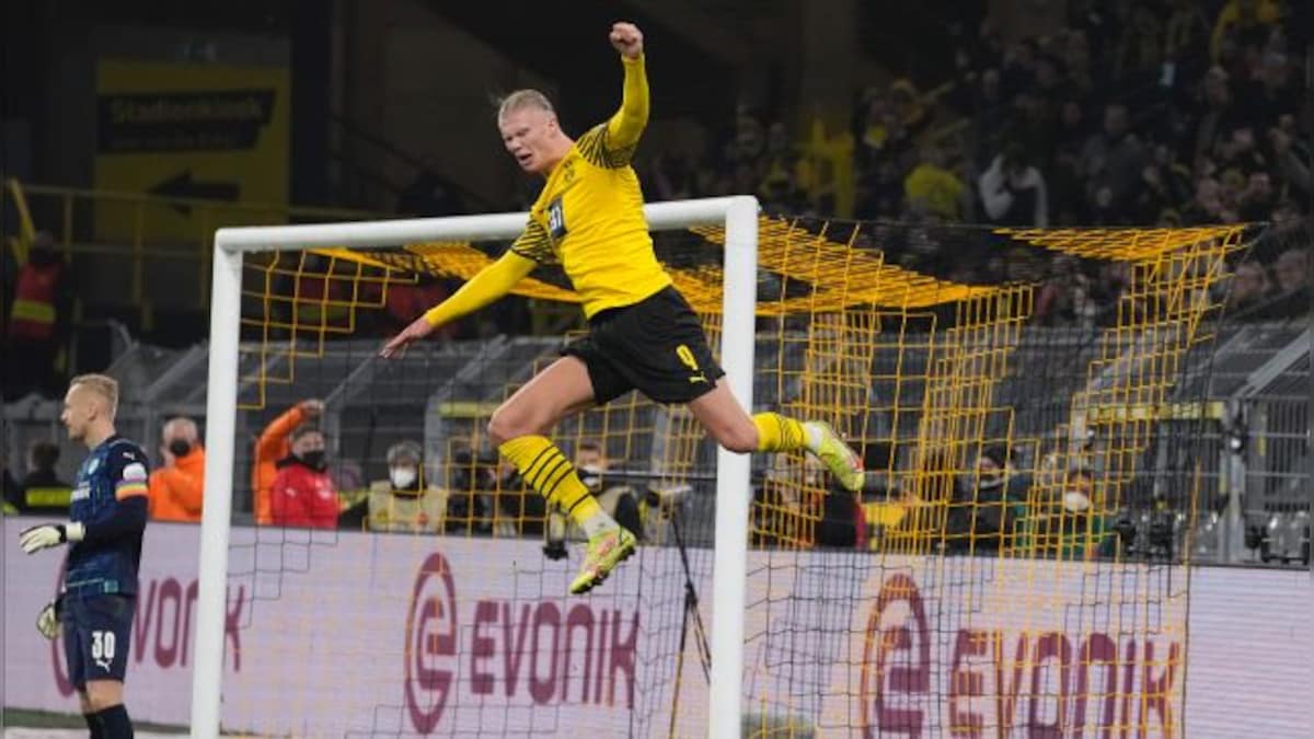 Bundesliga: Erling Haaland brace sinks Fuerth as Dortmund trim Bayern Munich's league lead