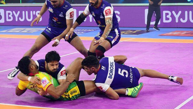 Haryana Steelers went down against Patna Pirates in Pro Kabaddi Season 8. Image: Pro Kabaddi