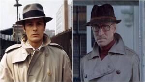 (L-R) Alain Delon as Jef in Le Samourai (1967), and Max Von Sydow as Joubert in Three Days of the Condor (1975). 