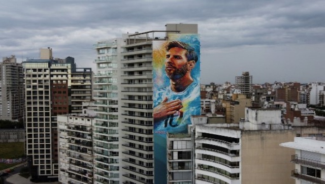 Lionel Messi gets a 69-metre mural in hometown Rosario Lionel Messi gets a 69-metre mural in hometown Rosario