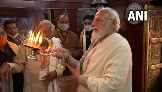 Narendra Modi in Varanasi: Prime Minister offers prayers at Kaal Bhiarav temple Narendra Modi in Varanasi: Prime Minister offers prayers at Kaal Bhiarav temple