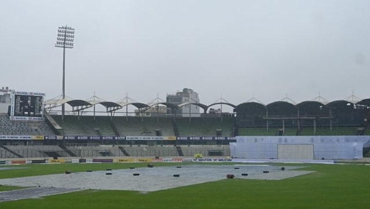 Bangladesh vs Pakistan: Rain washes out third day's play of the 2nd Test in Dhaka