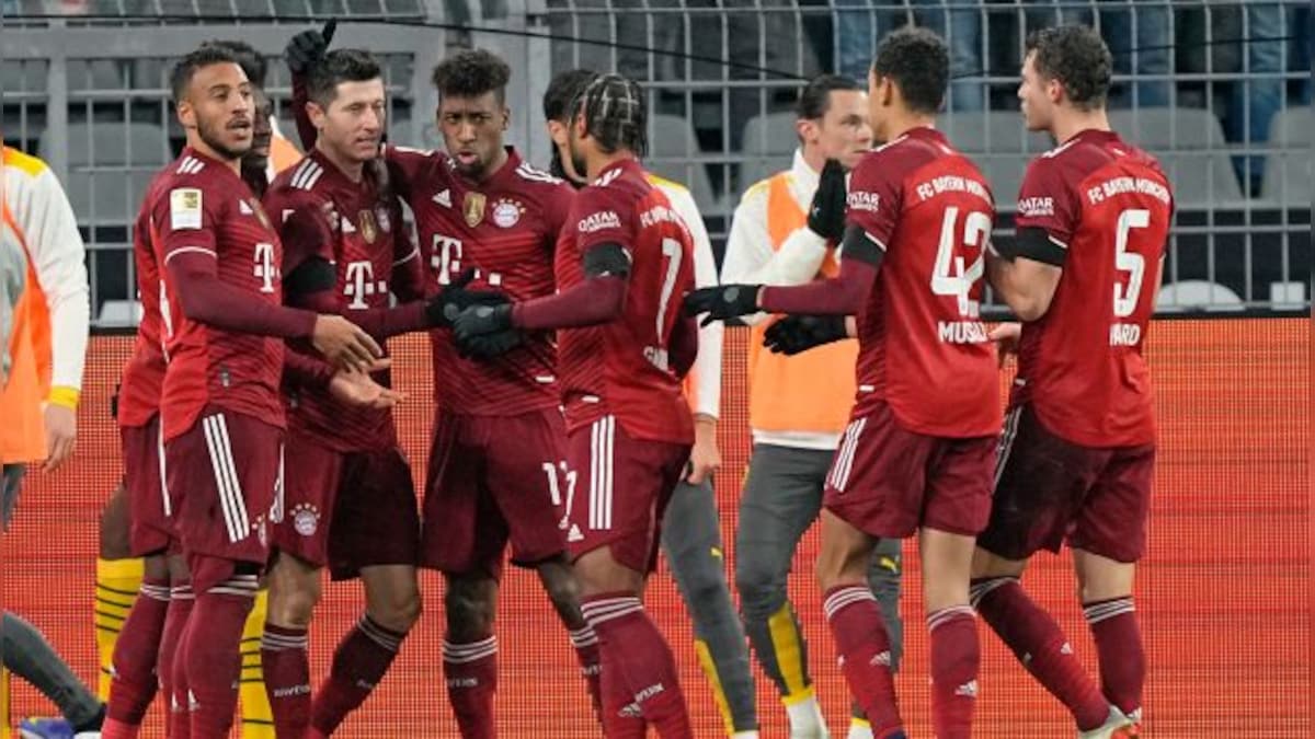 Bundesliga: Robert Lewandowski nets double as Bayern down Dortmund to go four points clear