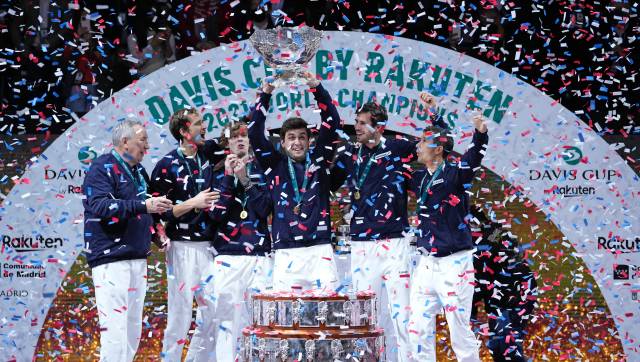 Davis Cup: Daniil Medvedev, Andrey Rublev wins help Russia beat Croatia for third title Davis Cup: Daniil Medvedev, Andrey Rublev wins help Russia beat Croatia for third title