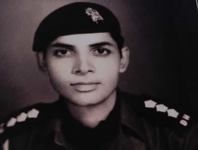The then Lieut Ved Pal Singh Dahiya of 6 Indep Armd Sqn ( ACC& S) 1971. Image courtesy Lt Col Ved Pal Singh Dahiya (Retd)