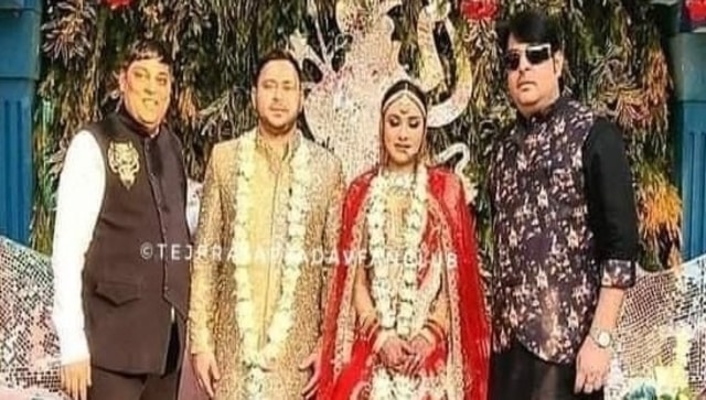 Tejashwi Yadav ties knot with school friend Rajshri at intimate ceremony in Delhi Tejashwi Yadav ties knot with school friend Rajshri at intimate ceremony in Delhi