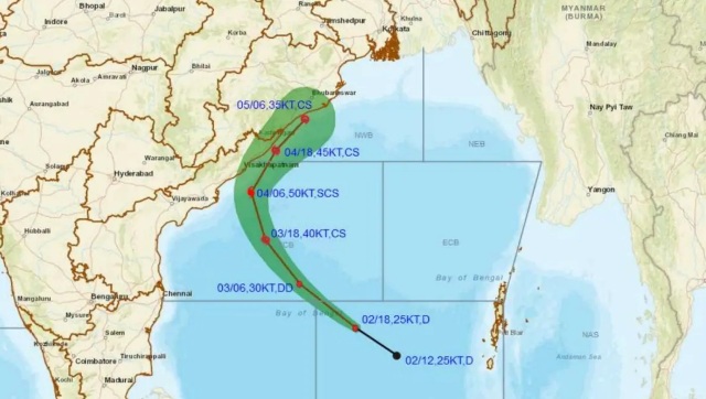Deep depression in Bay of Bengal intensifies into Cyclone 'Jawad'; storm to make landfall in Odisha, AP by tomorrow Deep depression in Bay of Bengal intensifies into Cyclone 'Jawad'; storm to make landfall in Odisha, AP by tomorrow
