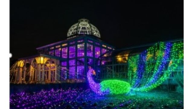 Garden Fest of Lights at Lewis Ginter Botanical Garden in Richmond 