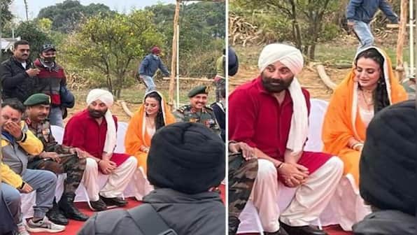 Gadar 2 first look: Sunny Deol-Ameesha Patel leave you all nostalgic as Tara Singh and Sakeena