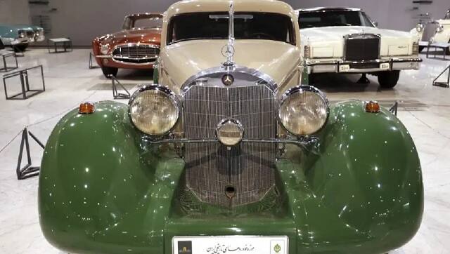 Another favourite for visitors is the 1934 Mercedes 500 K Autobahn Kurier, a gift from Adolf Hitler to Reza Shah. The car is the last of its kind; of the six built by the German company, five were destroyed during World War II. ‘Mercedes offered to buy it at a price we would set, because the firm was eager to have it in its museum,’ said Faal. ‘We refused.’ Image credit: AFP